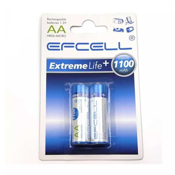 Pil şarjlı Kalem / Efcell 1100 Amper 2'li Paket