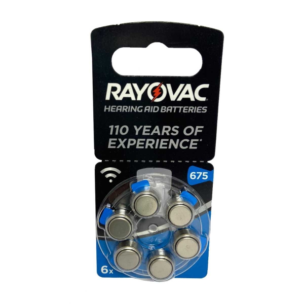 Rayovac 675 Numara Kulaklık Pili 6'lı Paket